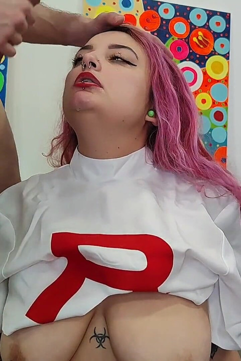 Pokemon Cosplay Ash pieprzy zespół rocket gorąca pulchne