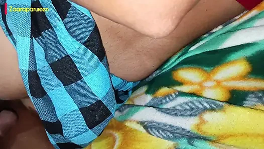 First Night With Desi fucking Hard and eating Cream