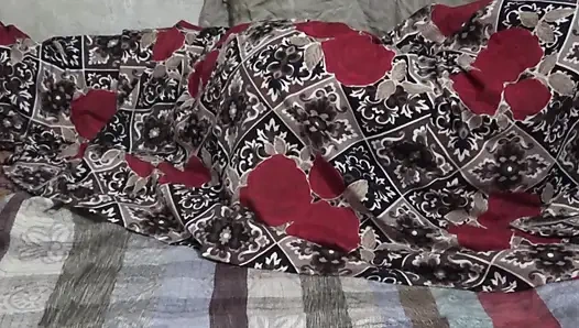 Stepmom sharing bed with stepson