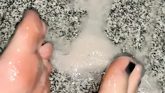 Sticky stuff on my feet