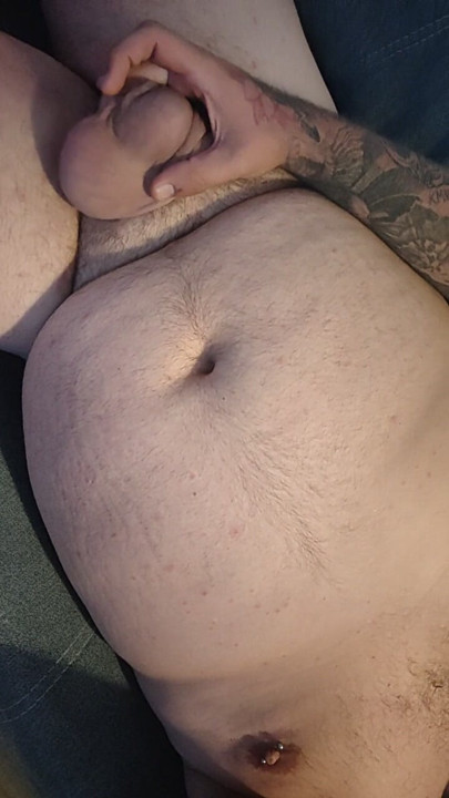 Stroking the tummy