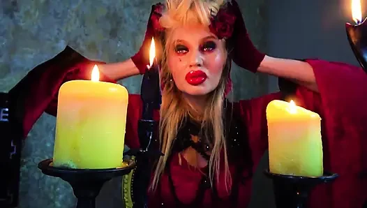 Öpüşmek için büyülendi