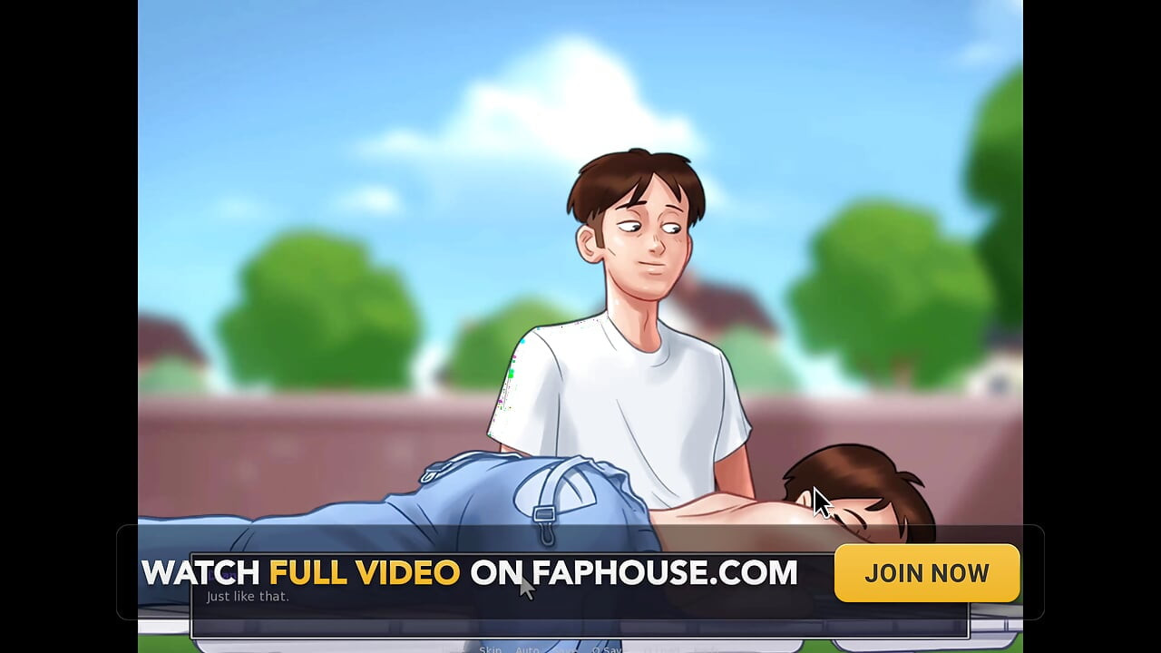 Summertime saga - 젖탱이를 볼 때마다 보지를 따먹어