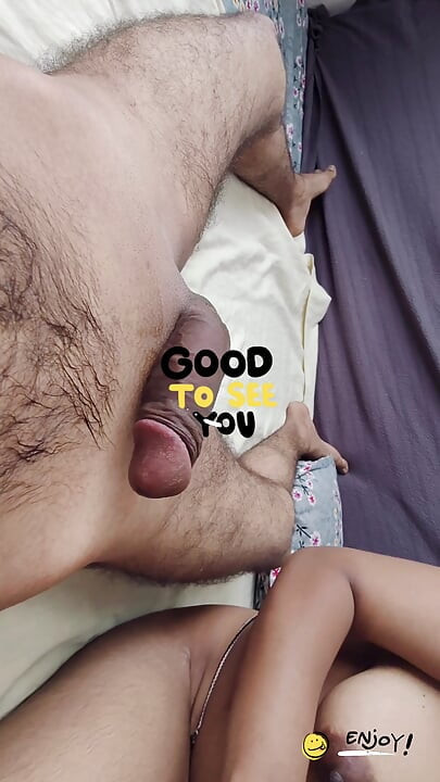 Priya bhabhi sucked my cock for the first time with her tongue.