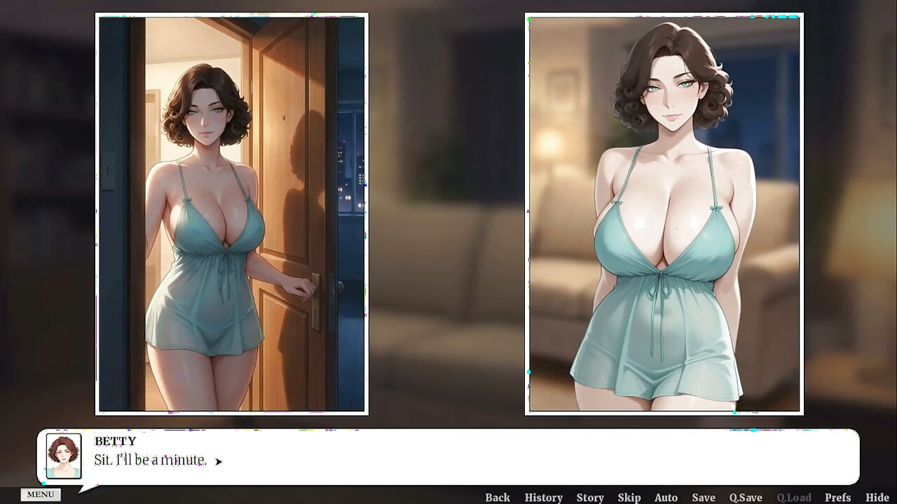 With Great Pleasure #12 - Animated Ai XXX Game - a Hot Foot Job with a MILF
