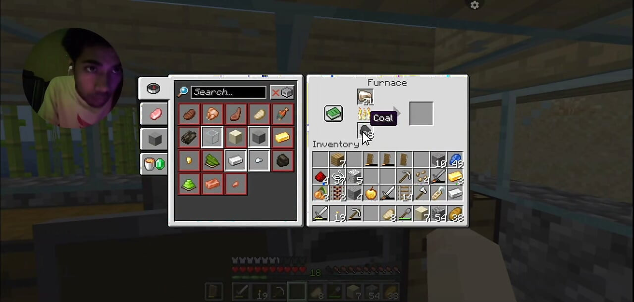 Mijnsessie in Minecraft kist en schat