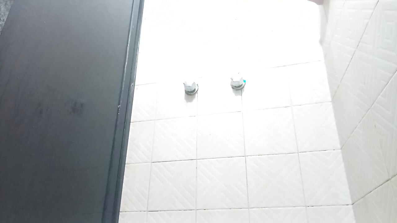 Chubby wife in the shower