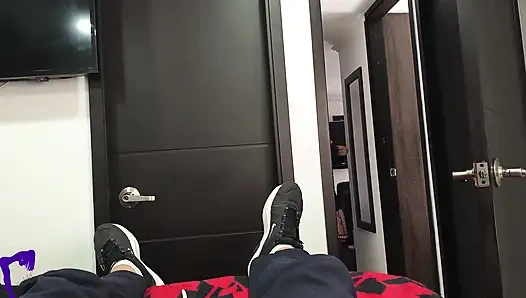 Tombul latin orta yaşlı seksi kadın komşu fantezisi, sürpriz samimi an, damlayan dölleme gerçek bakış açısı ev yapımı