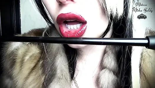 Fur and lipstick lovers