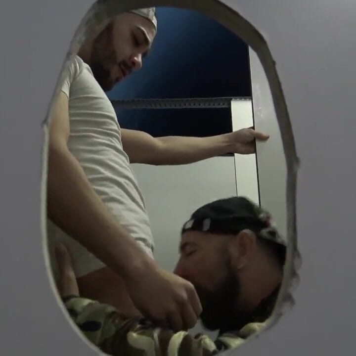 Jess Oryan used by Tomas Graziano in glory holes boyberry Madrid