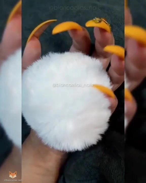 Long nails porn