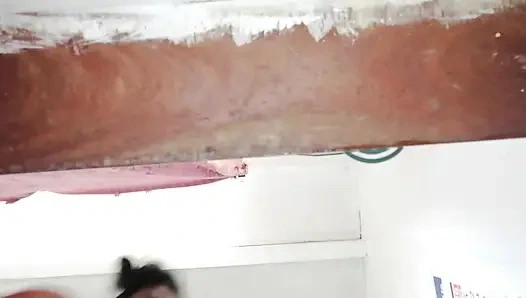 Hot MILF widow on SAREE, PUNISHED the underpant thief