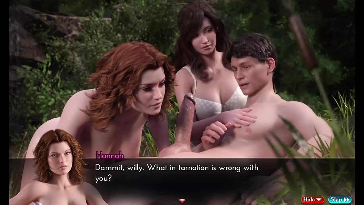Hannah and Chole help William Cum