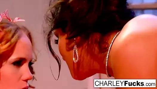 Charley and her sexy girlfriend fuck