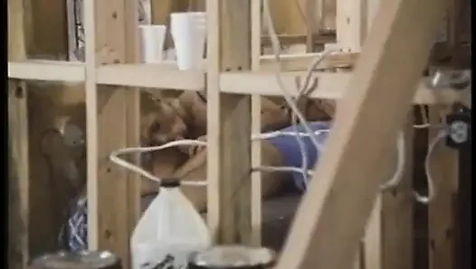 Good looking babes gets their pussies pounded hardcore form some builders
