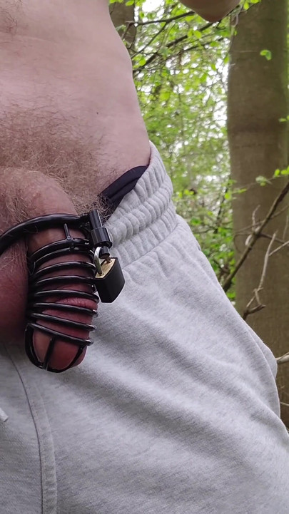 Must-share moment from "Locked and horny on the fields"