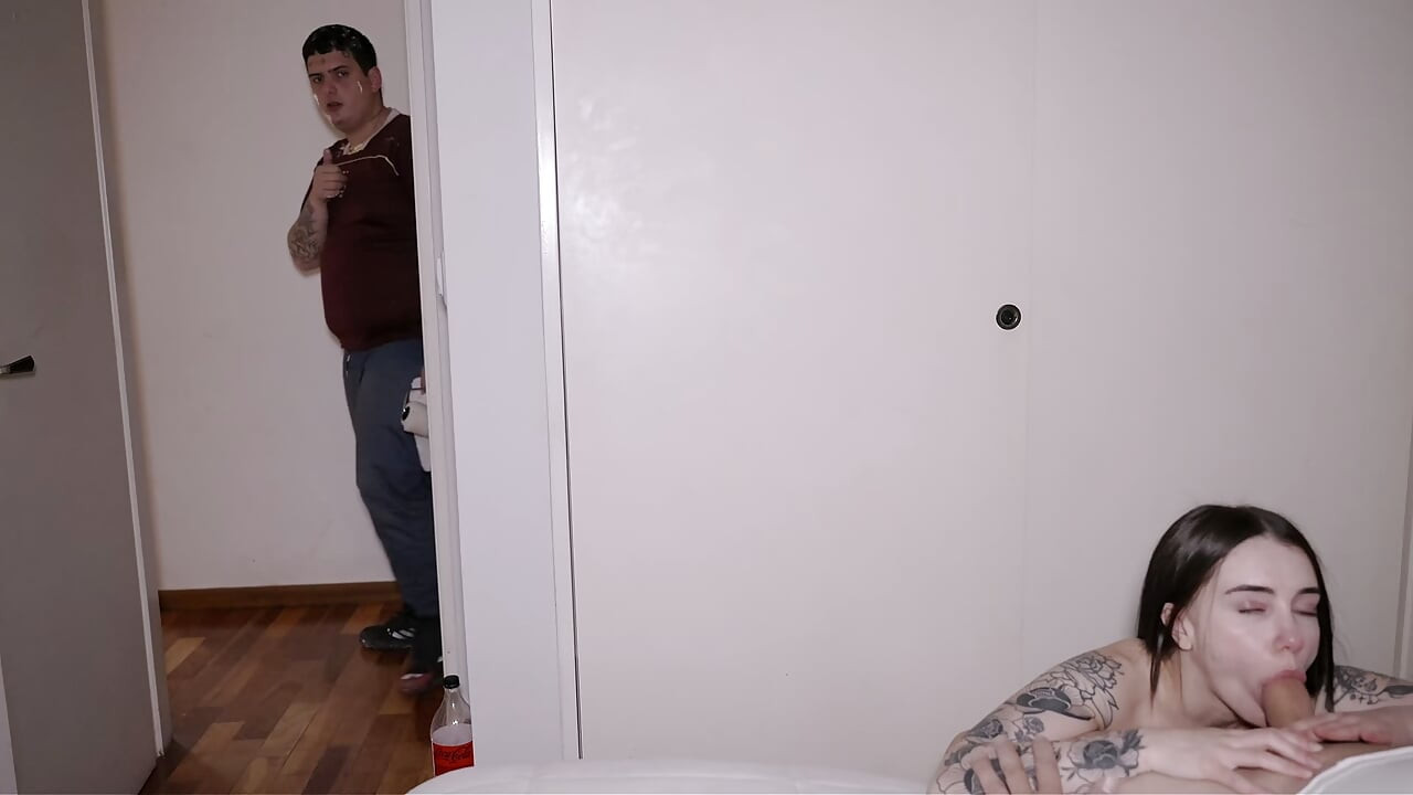 He must have a HUGE dick! The painter watches Chavita getting fucked by her sugar daddy