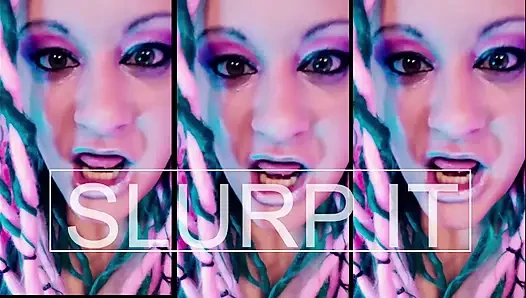 Wichsen und schlürfen mit der göttin lana cei looper für dummer dumme köpfe