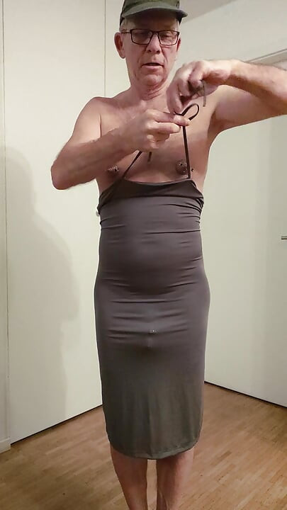 Sports shorts and evening dress