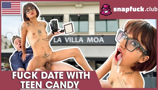 Горячий анальный секс, бурение для шаловливой девушки Candy! Snap-Fuck.com