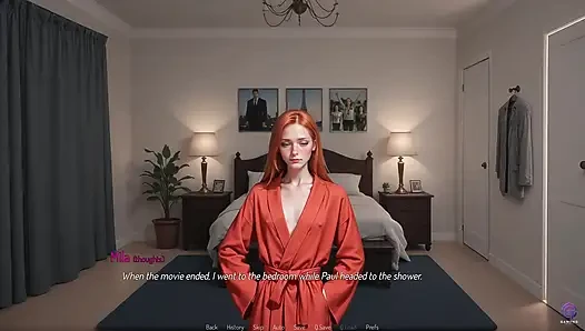 Azgın evli kadın kocasına sevimli bir sürpriz yapıyor - mila ai