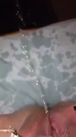 short squirt with a dildo