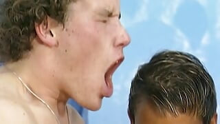 Two nasty German sluts enjoying DP foursome action