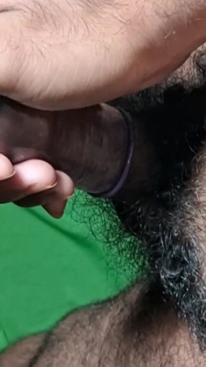 Captivating moment from "Cum with condom masturbation 2"