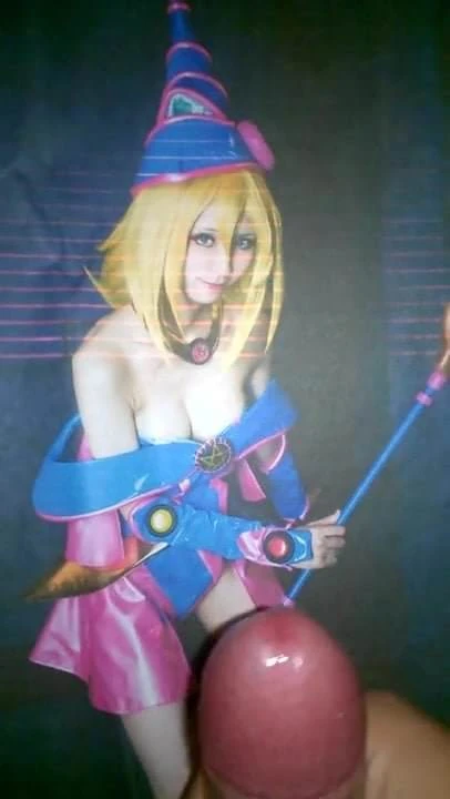 Dark Magician Girl (Cosplay) cumtribute