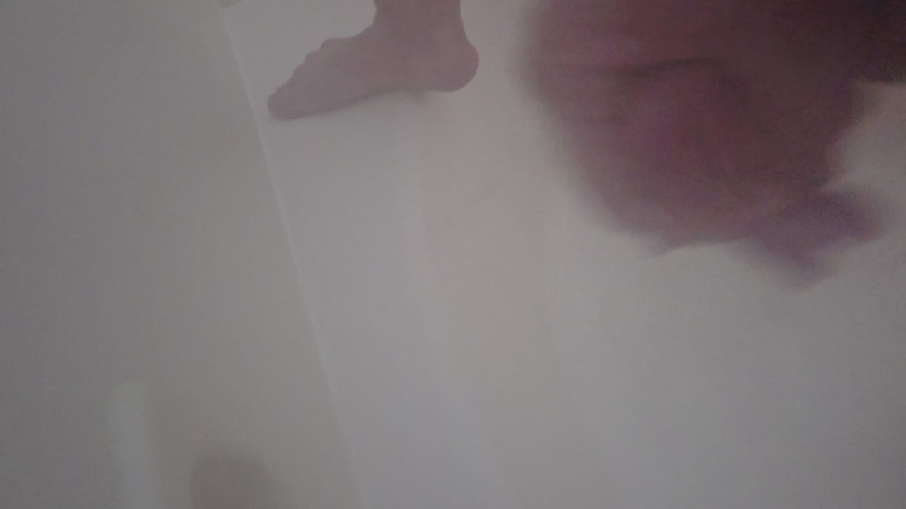 Cumming in shower. Felt good