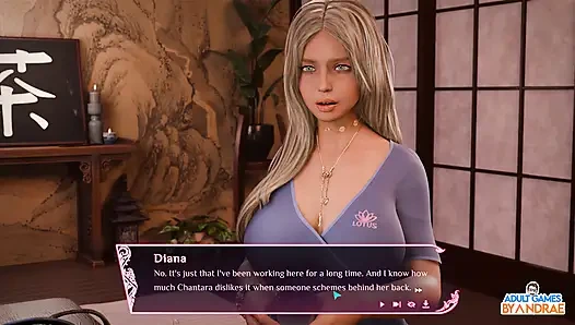 Ep7: Quickie Massage: Diana - Quiet Questions, Clues, and Temptation