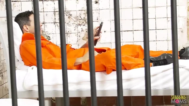In prison all you can do is to do 69 with milf blonde