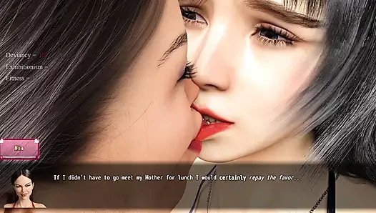 Lisa: lesbian lagi asik ciuman di klub pantai ep.33