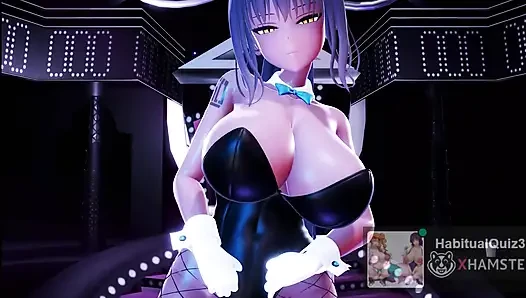 MMD R18 Karin Tsunodate Ah да Oppai зайчик трахает жесткий дилдо старую королеву Furry, бдсм, Ntr жена неверная хентай