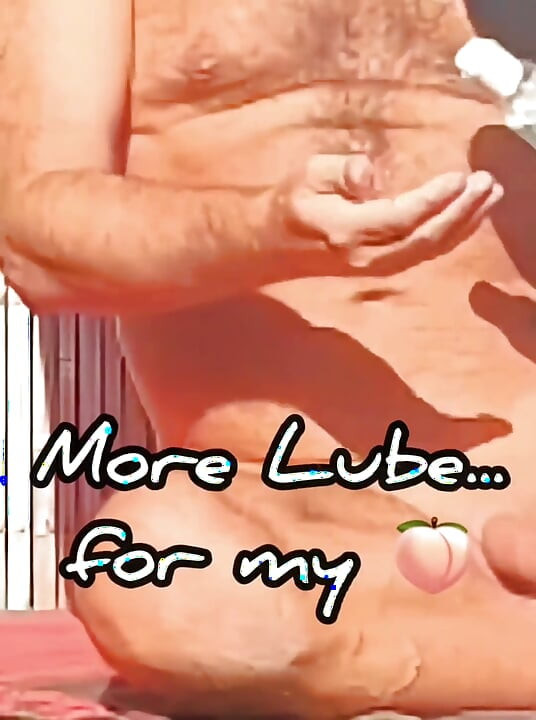 Large Buttplug, Fucking Myself in the Garden