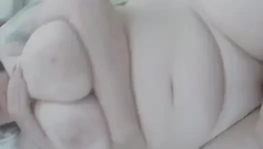 20-year-old Taken Fan Couldn’t Oppose My Big Tits… Cheated with Double Cumshot