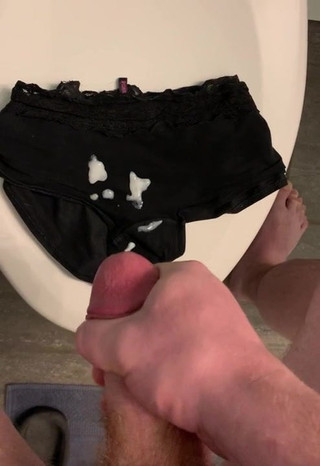 Cum on wifes  panties