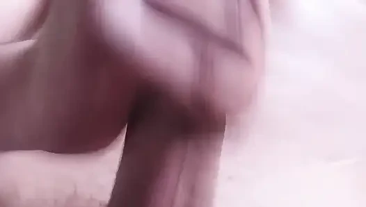 Hot young man with a nice cock masturbating
