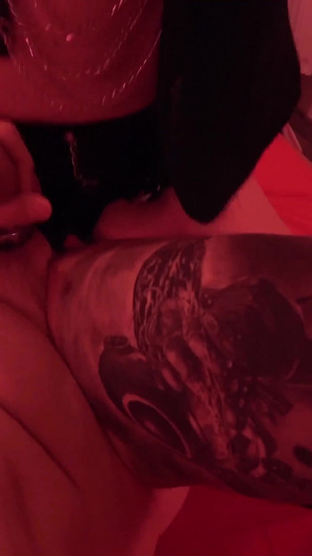 Powerful moment from "Strapon session - stretching his tight ass and making him take every inch until he moans"