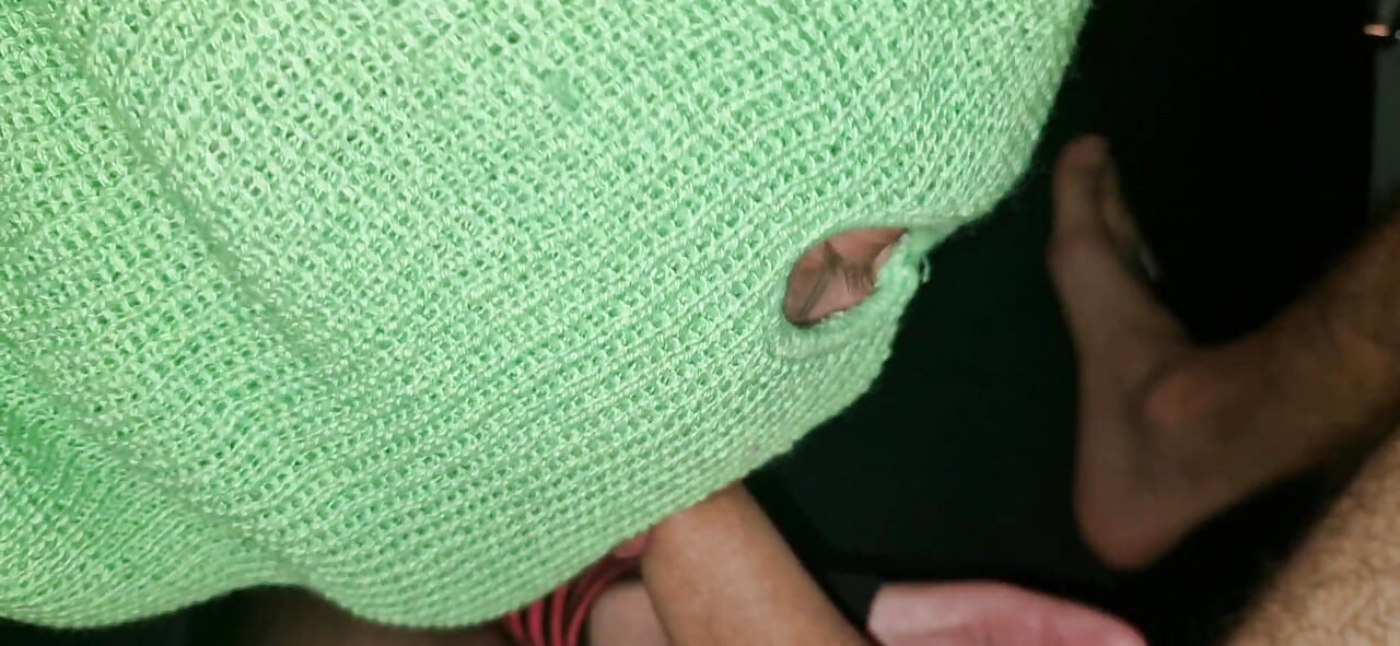 Hard anal sex in the car and swallowing his own cum, his dick in his mouth