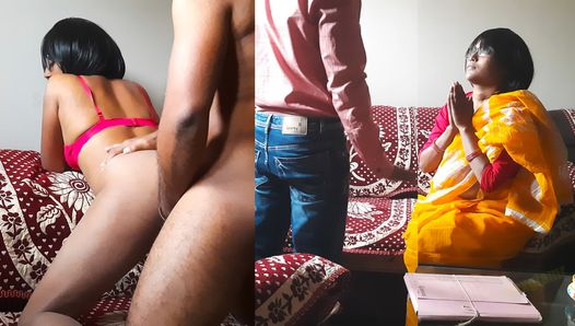 Индийскую домохозяйку трахнул сотрудник банка - история секса на хинди
