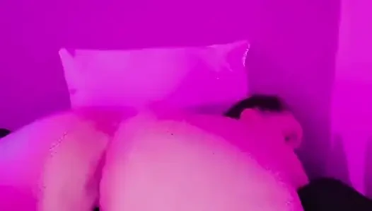 BBW Spreads Her Pussy for Her Machine