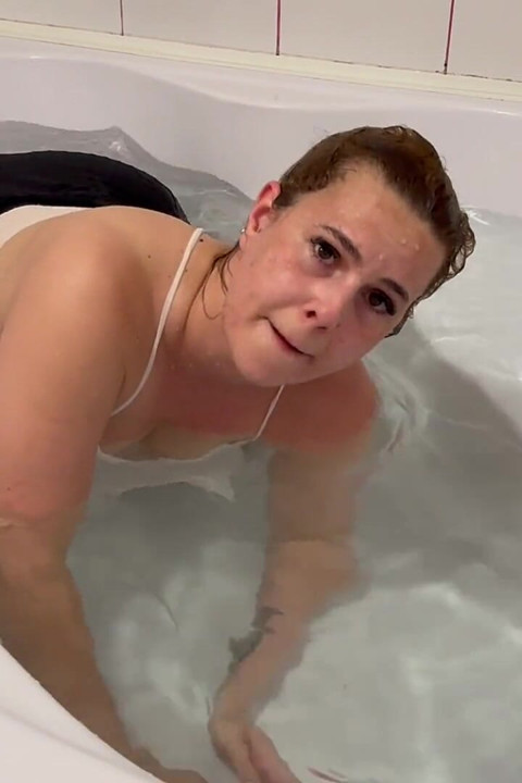 Real Estate Agent Is Getting Dunked Underwater by a Prospective Buyer While She Trying to Sell Him a House