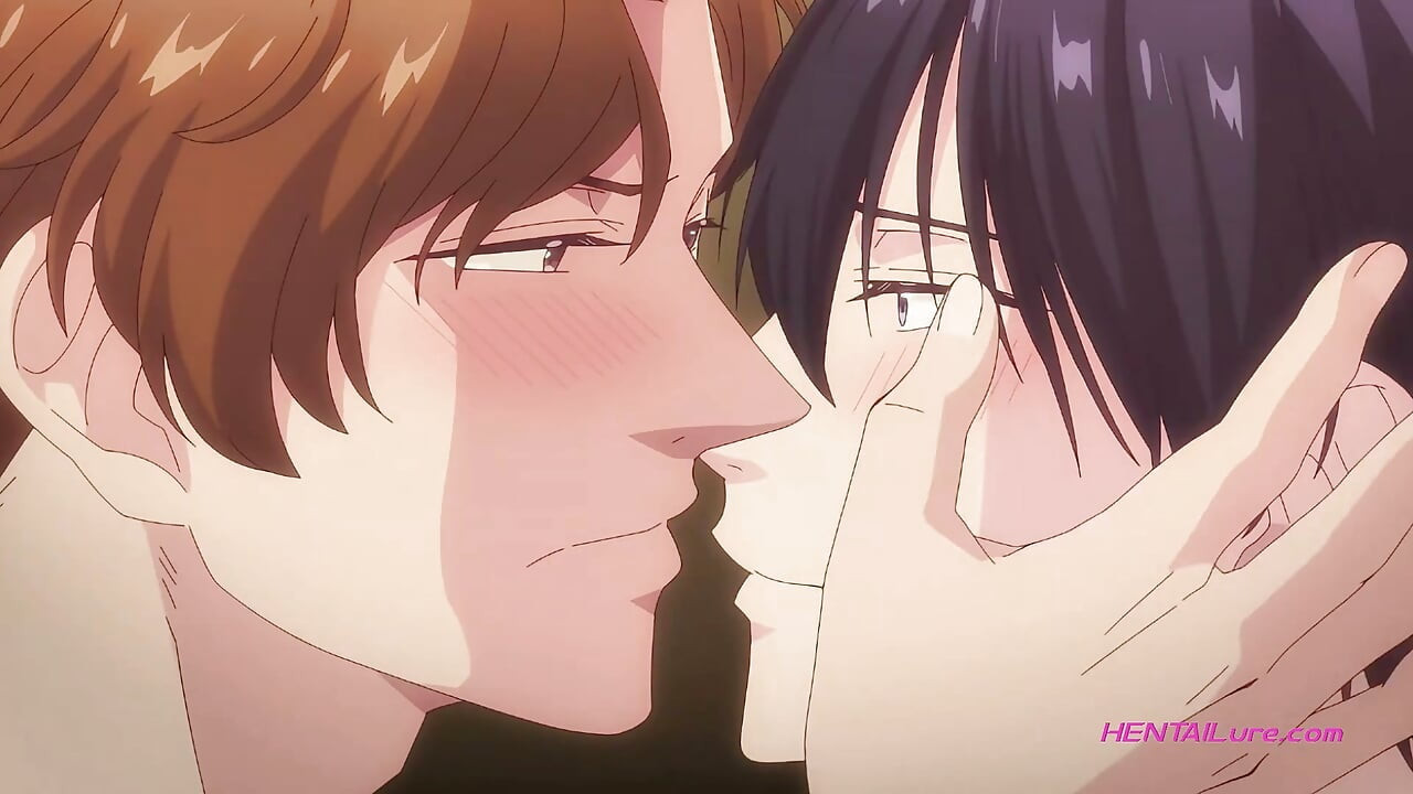 Dominant boy knuller elskeren i doggy og dusjer hans åpne stramme rumpe - Gay Anime