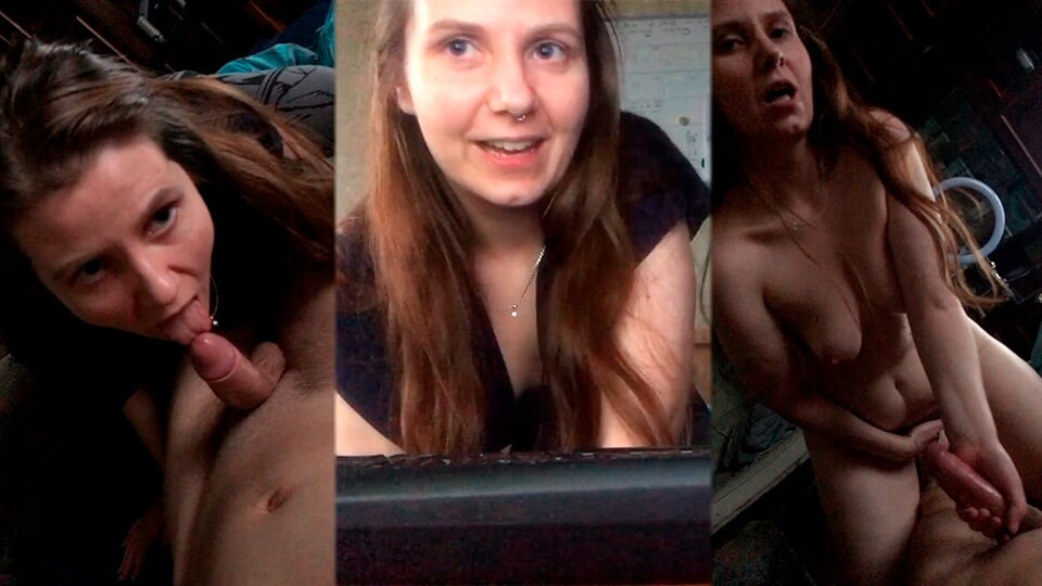 This slut loves deep morning blowjobs and sitting on a cock from above - Lovessie