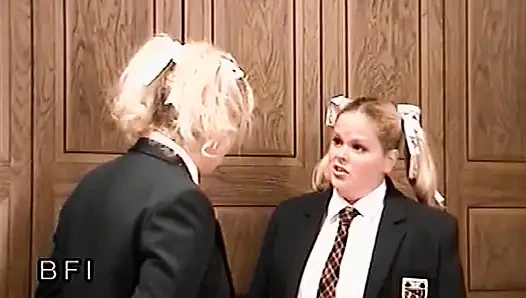 Spank secretary 2 - Blonde uniformed chick whipped hard