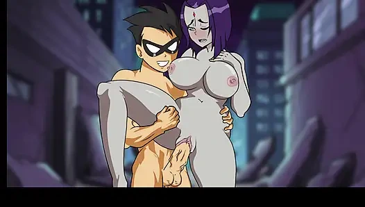 Super heroes fucking in public