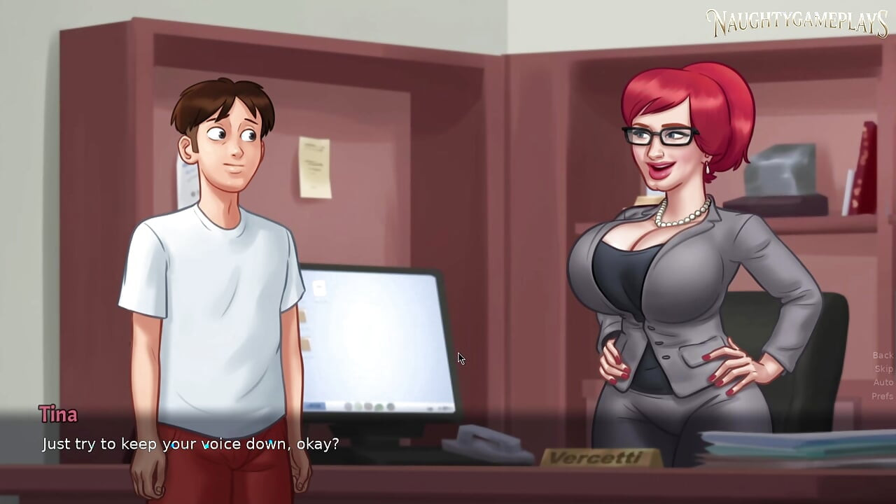 Milf With Huge Boobs Getting Fucked By Big Dick - Summertime Saga Part 47 By DarkCookie - 3D Game