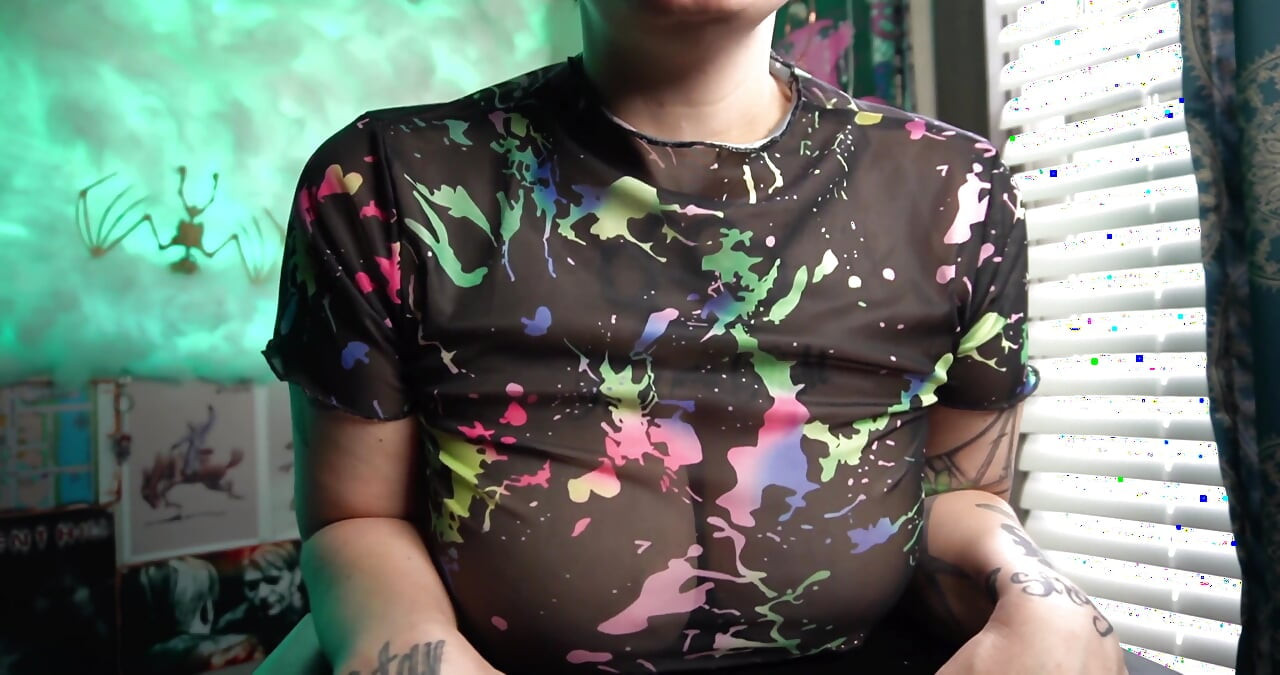 Big Natural Tits and Pretty Teeth JOI