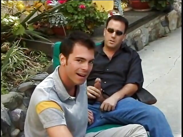 Horny stud nails his cocky partner outdoors